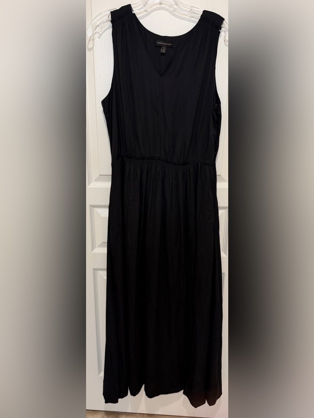 Banana republic  Sleeveless Black Maxi Dress, size 12P